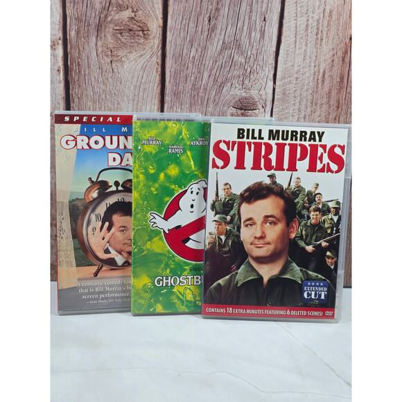 Stripes (Extended Cut), Ghostbusters, Groundhog Day Box Set - DVD - Picture 2 of 2